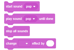 Sound blocks in Scratch