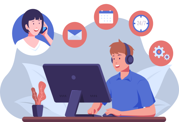 Codevidhya-client-support-team-illustration